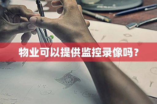 物业可以提供监控录像吗？