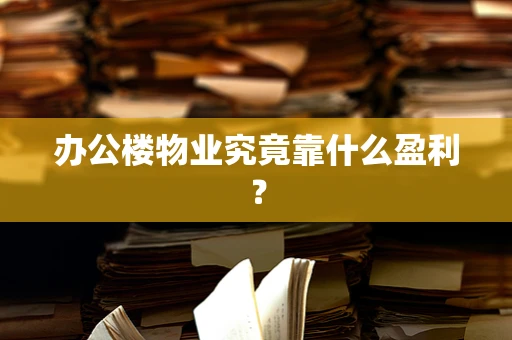 办公楼物业究竟靠什么盈利？
