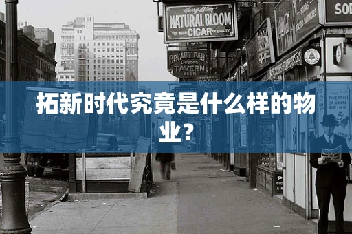拓新时代究竟是什么样的物业？