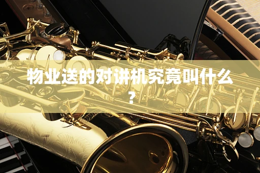 物业送的对讲机究竟叫什么？