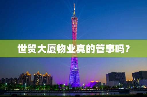 世贸大厦物业真的管事吗？