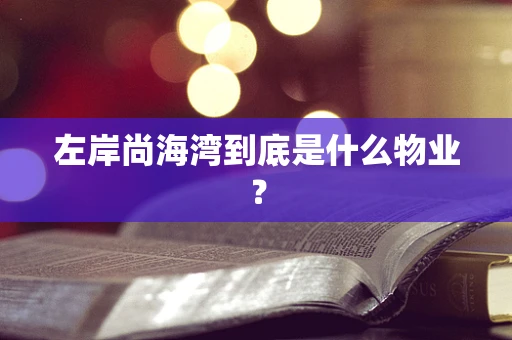 左岸尚海湾到底是什么物业？