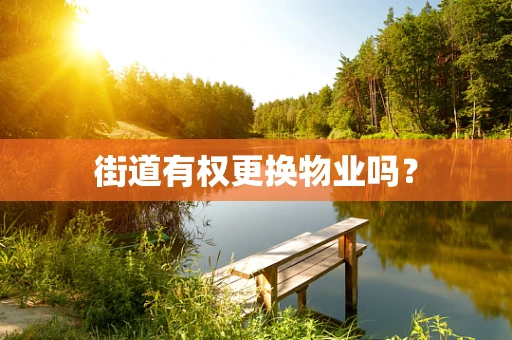 街道有权更换物业吗？