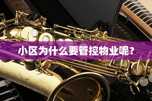 小区为什么要管控物业呢？