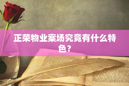 正荣物业案场究竟有什么特色？