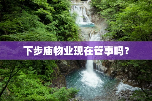 下步庙物业现在管事吗？