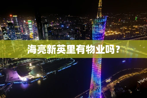 海亮新英里有物业吗？