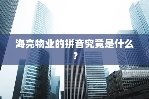 海亮物业的拼音究竟是什么？