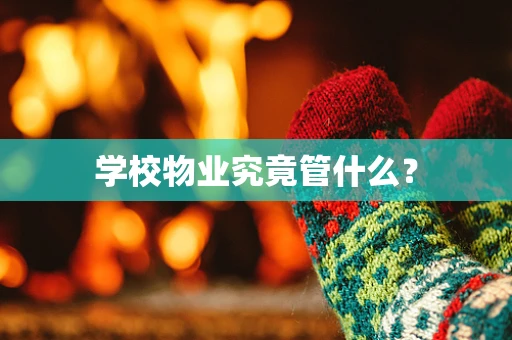 学校物业究竟管什么？