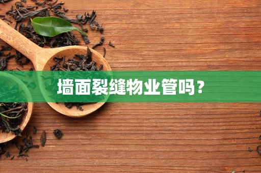 墙面裂缝物业管吗？