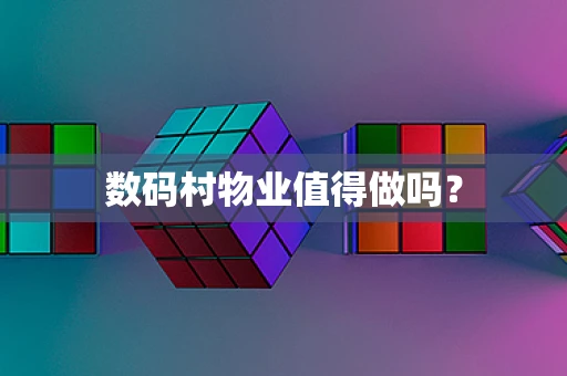 数码村物业值得做吗？