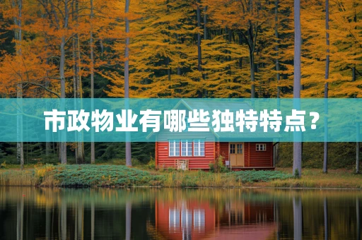市政物业有哪些独特特点？