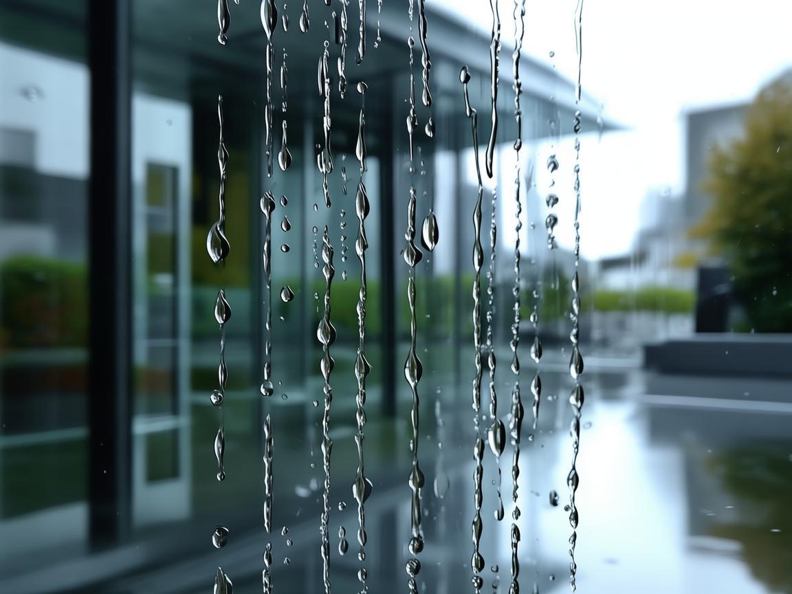 物业冲刷玻璃雨棚违法吗？